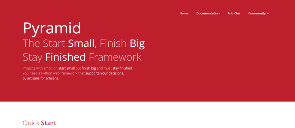 Python Frameworks: Pyramid