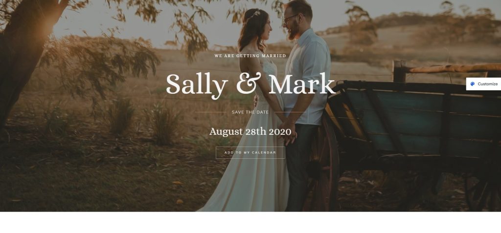 WPAstra Wedding Invitation Theme for WordPress