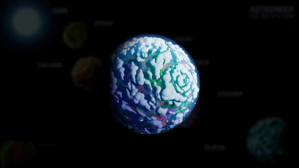 Sylva planet in Astroneer