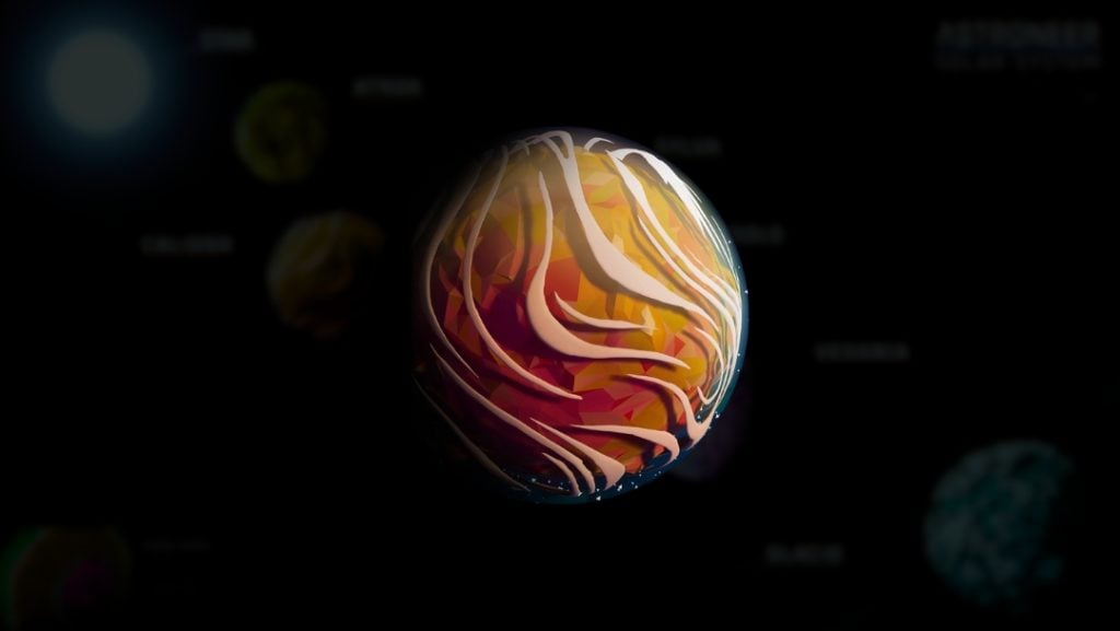 Calidor planet in Astroneer