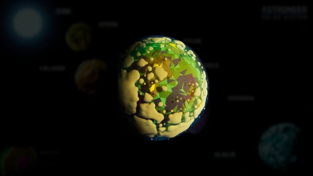 Atrox planet in Astroneer