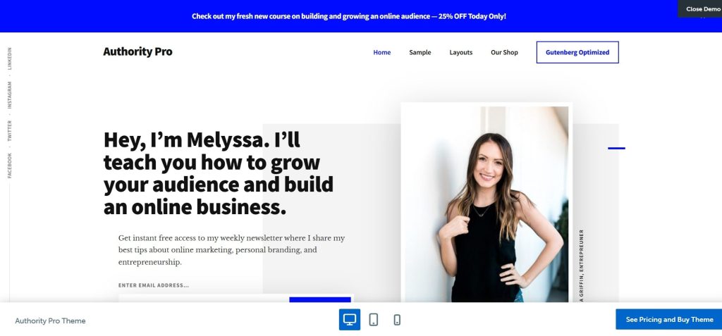 Authority Pro WordPress Genesis Theme