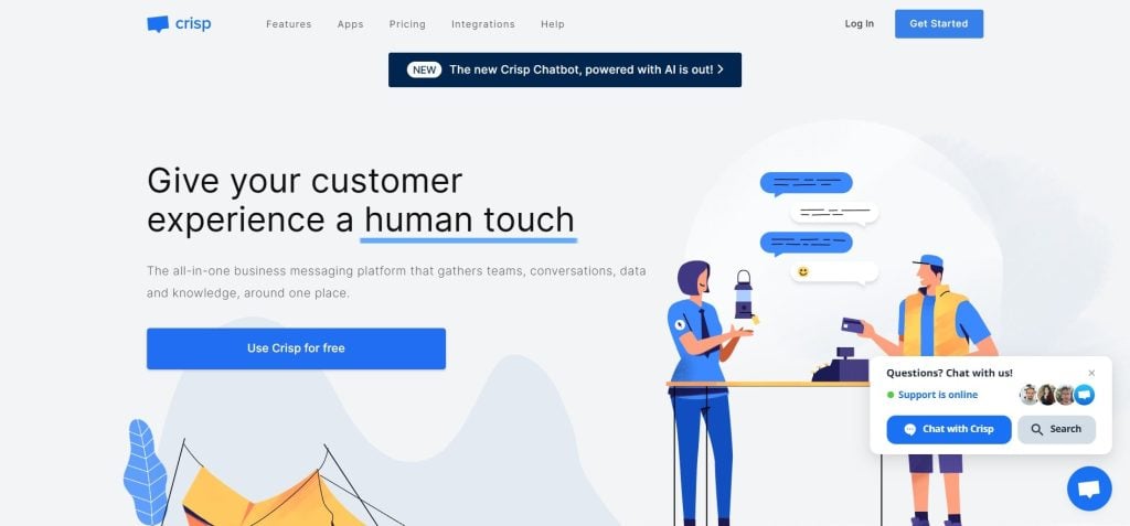 Crisp WordPress Messaging Plugin