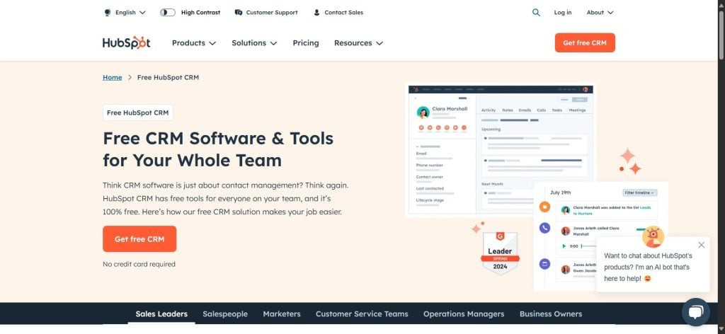 HubSpot CRM