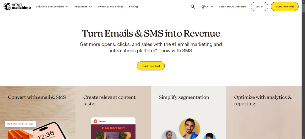 Mailchimp Marketing Automation Tool