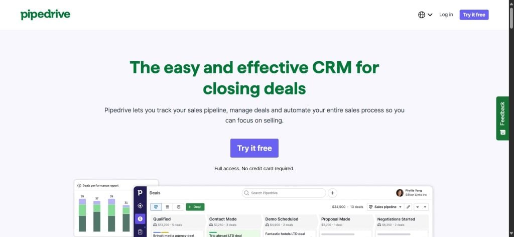 Pipedrive CRM