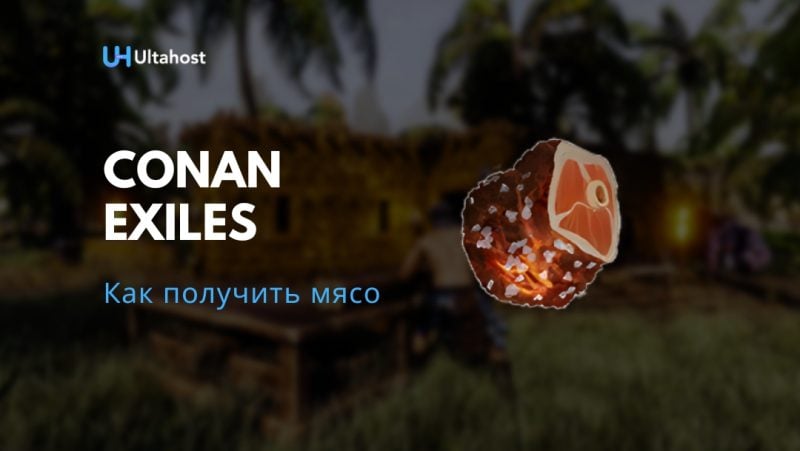 Как получить мясо Conan Exiles