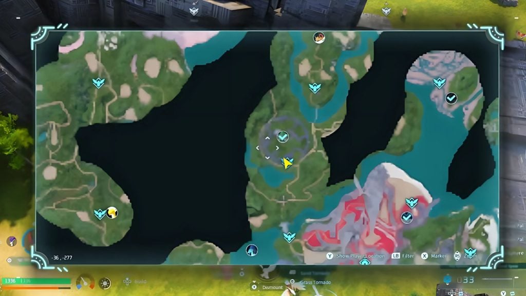 Palworld Galeclaw map location