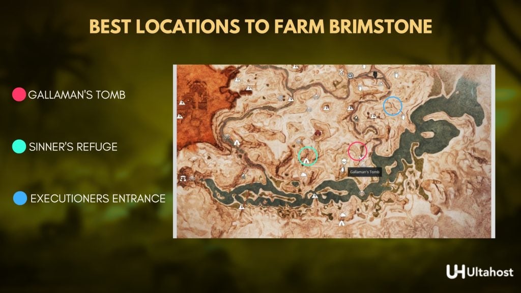 Farm Brimstone in Conan Exiles