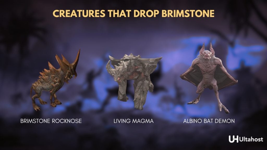 Creature Drops Brimstone in Conan