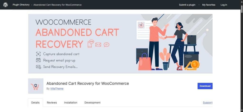 Abandoned Cart Recovery for WooCommerce