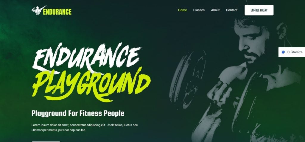 Astra WordPress Fitness Theme