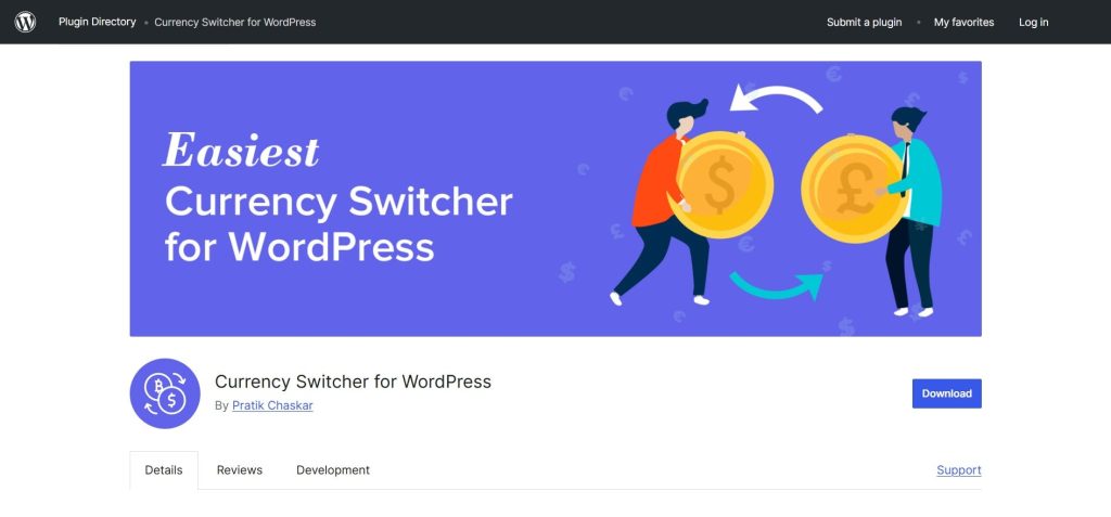 Currency Switcher for WordPress