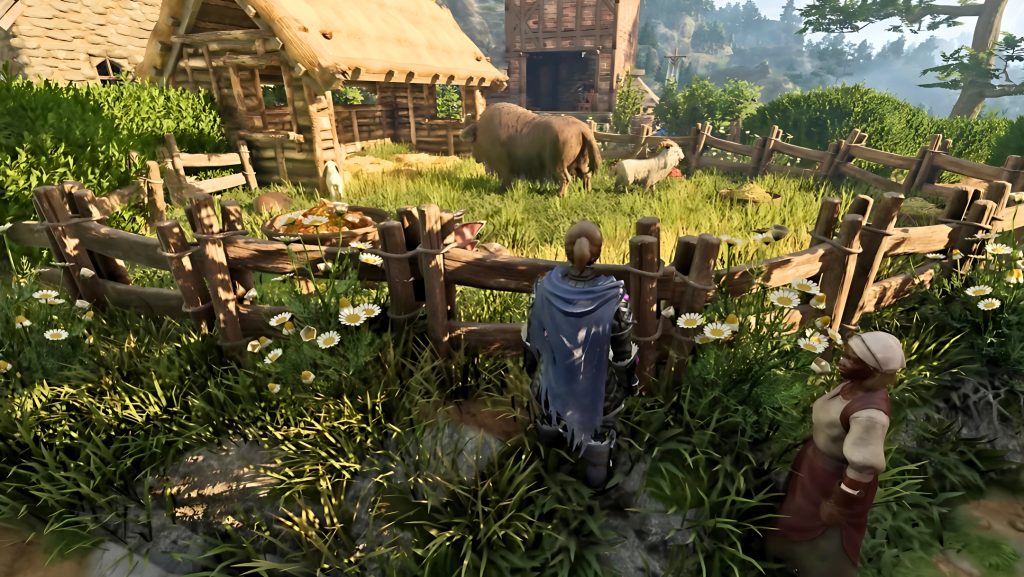 Animais de Fazenda na atualização 4 de Enshrouded