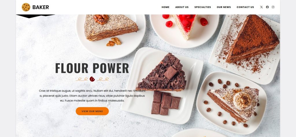 OceanWP WordPress Bakery Theme