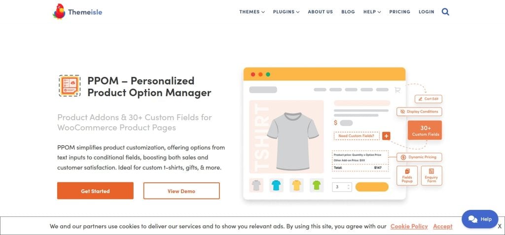 Personalized Product Fields Manager PPOM