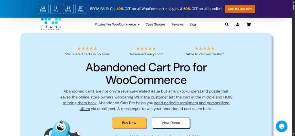 Tyche WooCommerce Abandoned Cart Recovery Pro Plugin