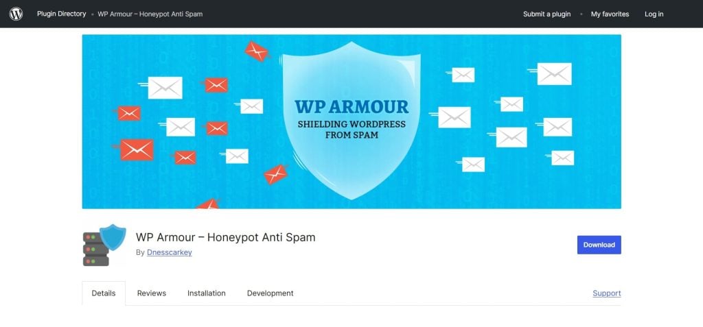 افزونه ضد اسپم وردپرس WP-Armour

