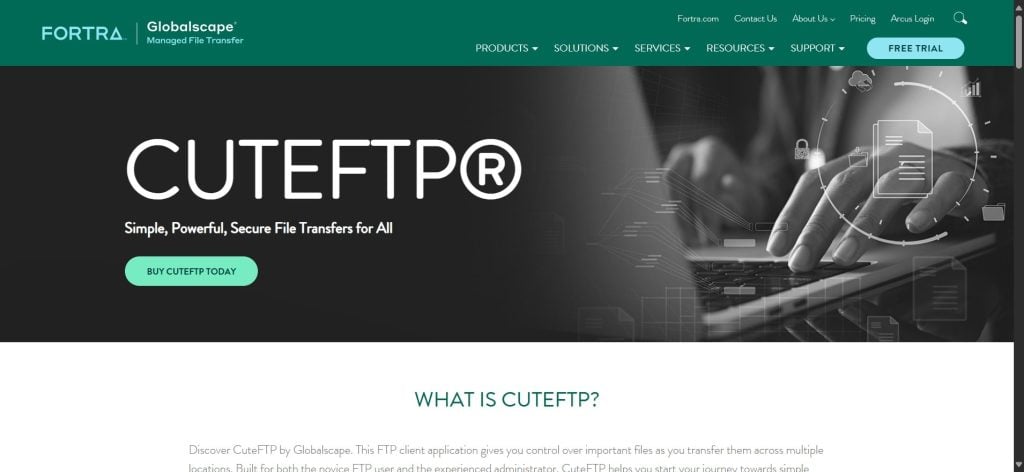 CuteFTP FTP Client