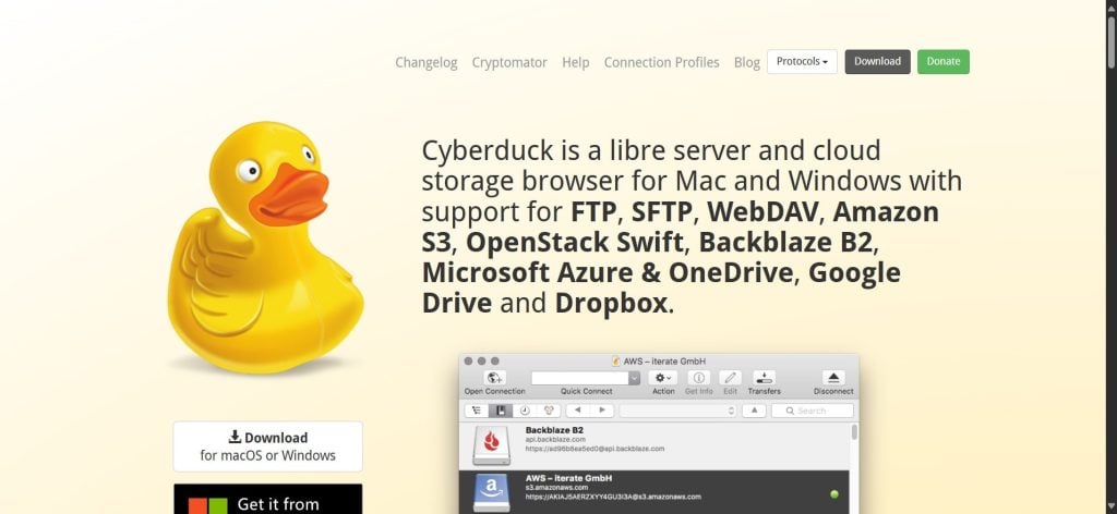 Cyberduck FTP Client