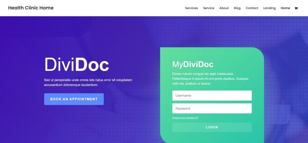 Divi Medical Theme