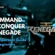 Command & Conquer Renegade An Important Guide for Beginners