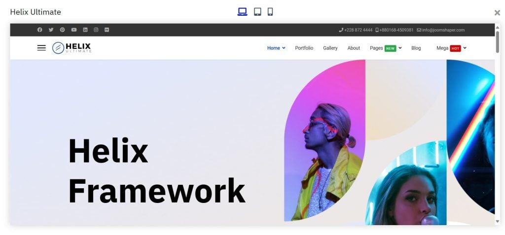 Helix Ultimate Joomla Template