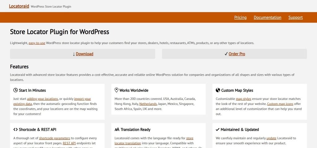 Locatoraid WordPress Store Locator Plugin