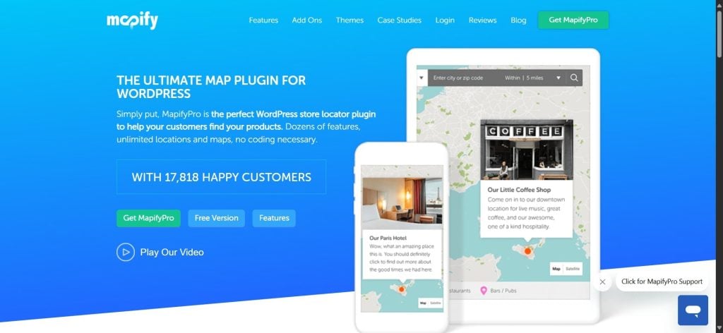 MapifyPro WordPress Store Locator Plugin