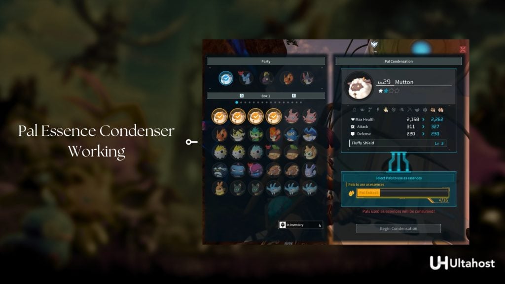 Pal Essence Condenser Works in Palworld