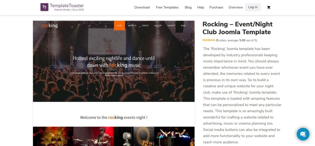 Rocking Joomla Template
