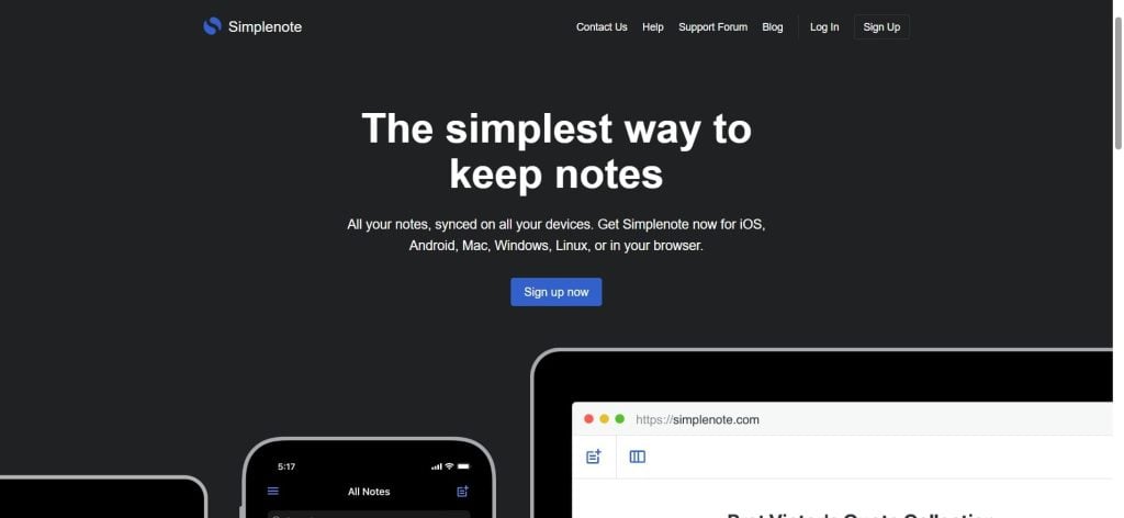 Simplenote WordPress Note Taking Plugin