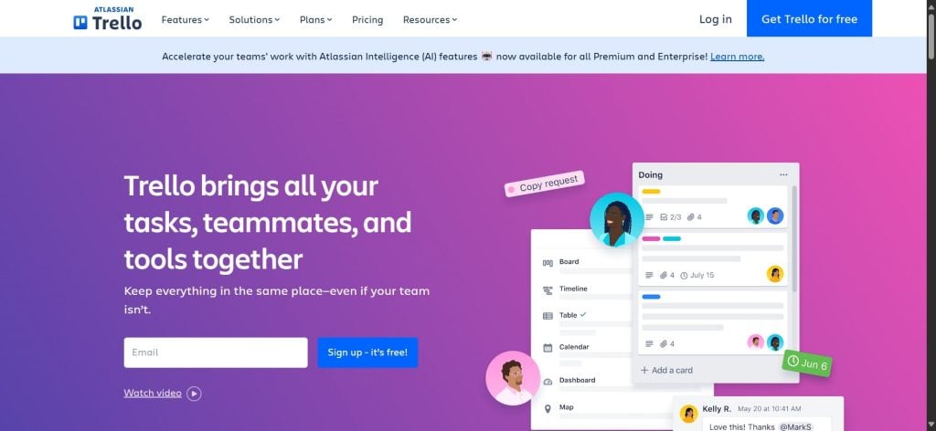 Trello Collaboration Tool