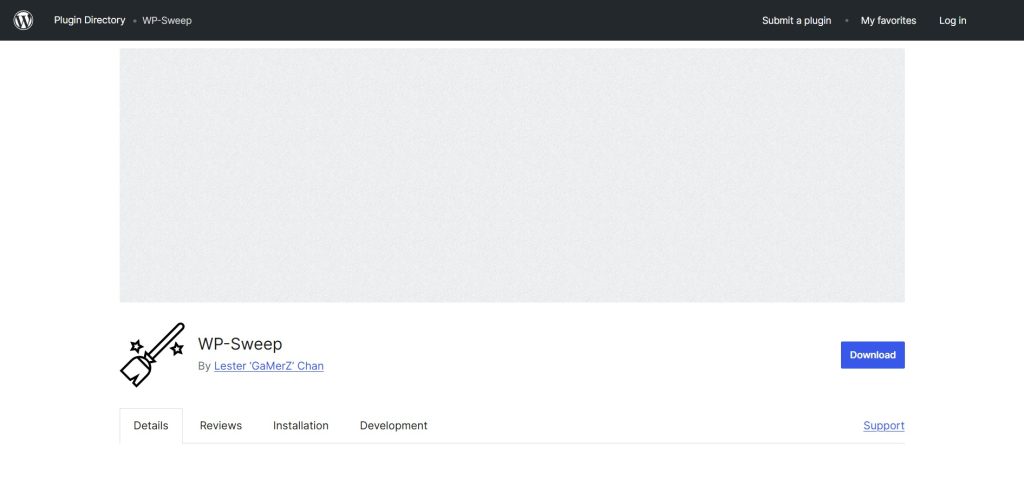 WP Sweep WordPress Database Cleaner