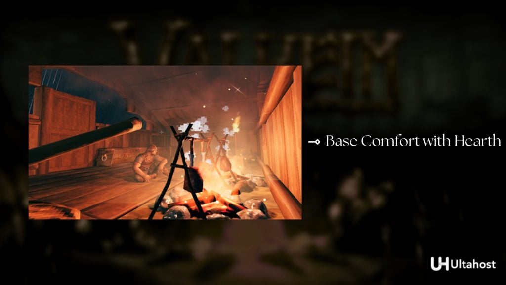 base comfort with hearth in Valheim