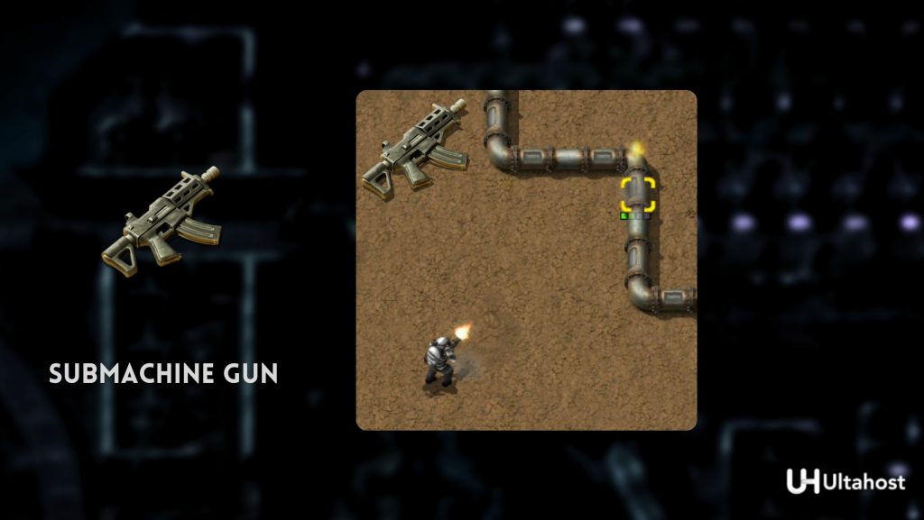 Machine gun in Factorio