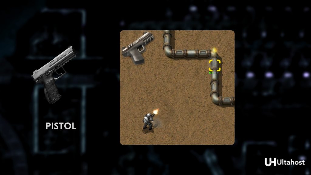 pistol gun in Factorio
