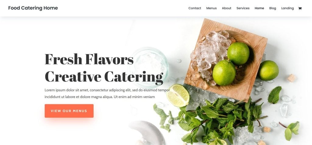 Divi Food Theme