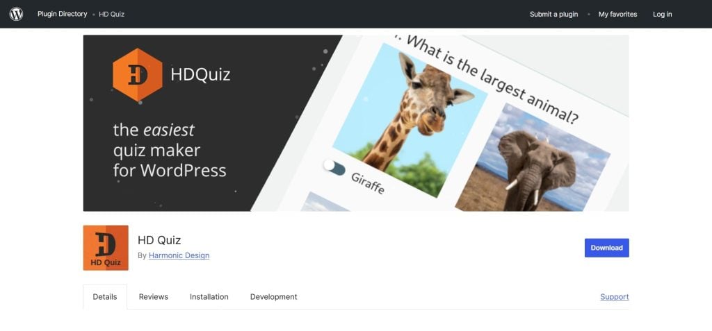 HD Quiz WordPress Plugin