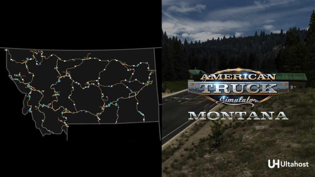 Montana Map in American Truck Simulator