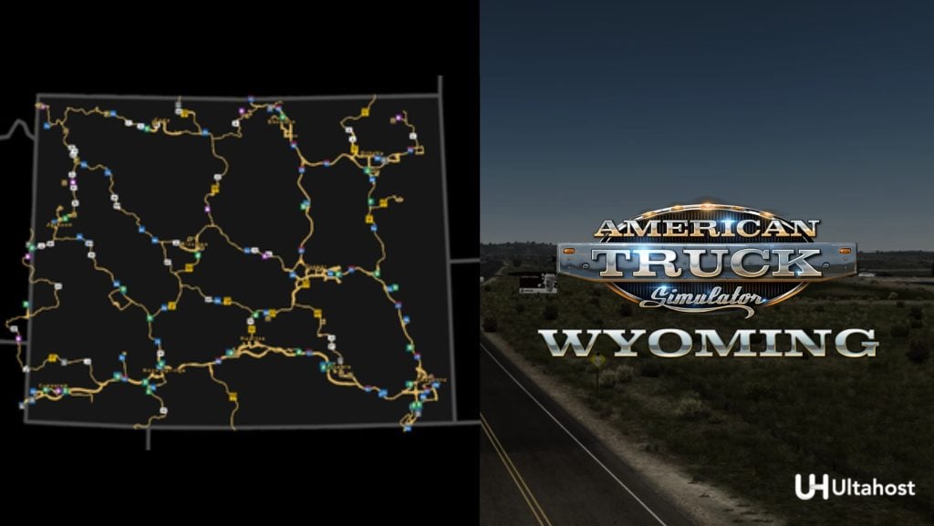 Wyoming Map in American Truck Simulator