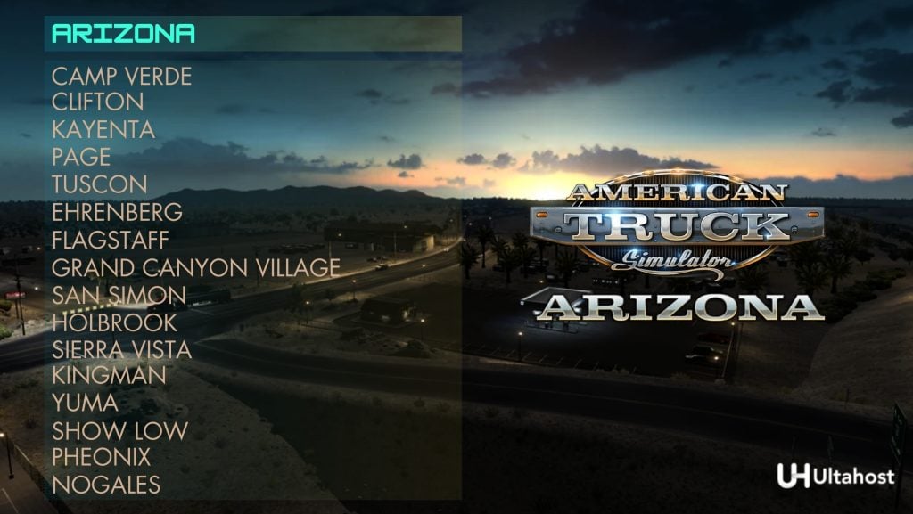 Arizona Cities in American Truck Simulator