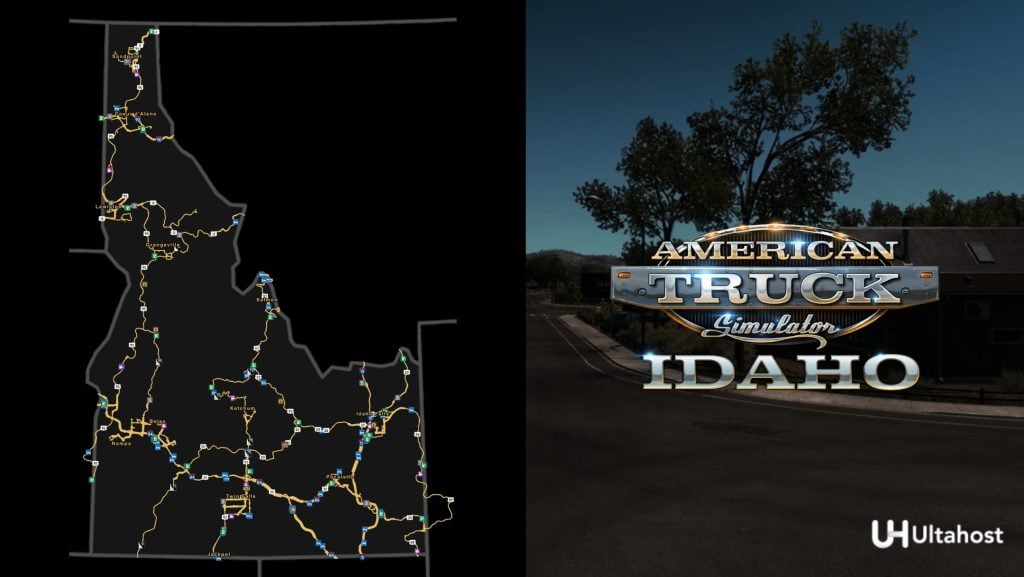 Idaho Map in American Truck Simulator