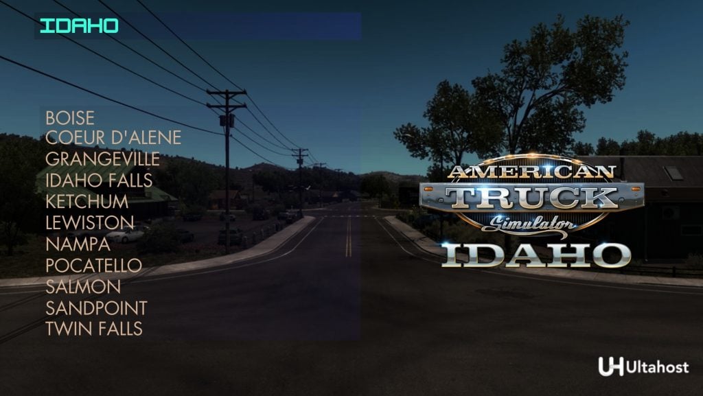 Idaho Cities in American Truck Simulator