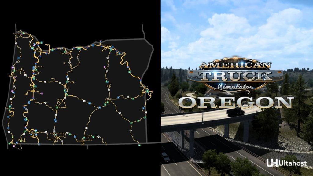 Oregon Map in American Truck Simulator