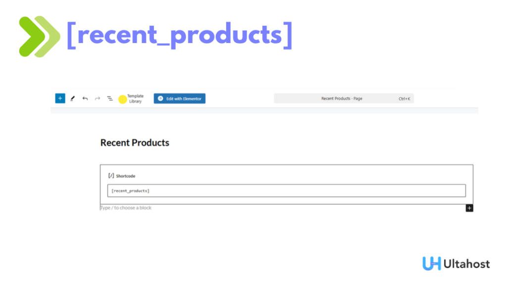 recent products woocommerce shortcode