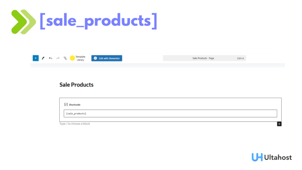 sale products woocommerce shortcode
