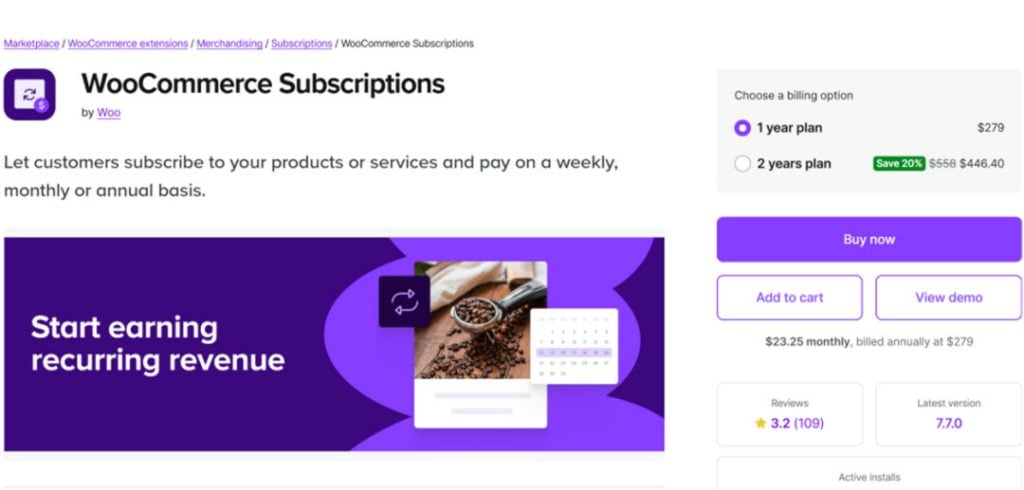 WooCommerce Subscriptions