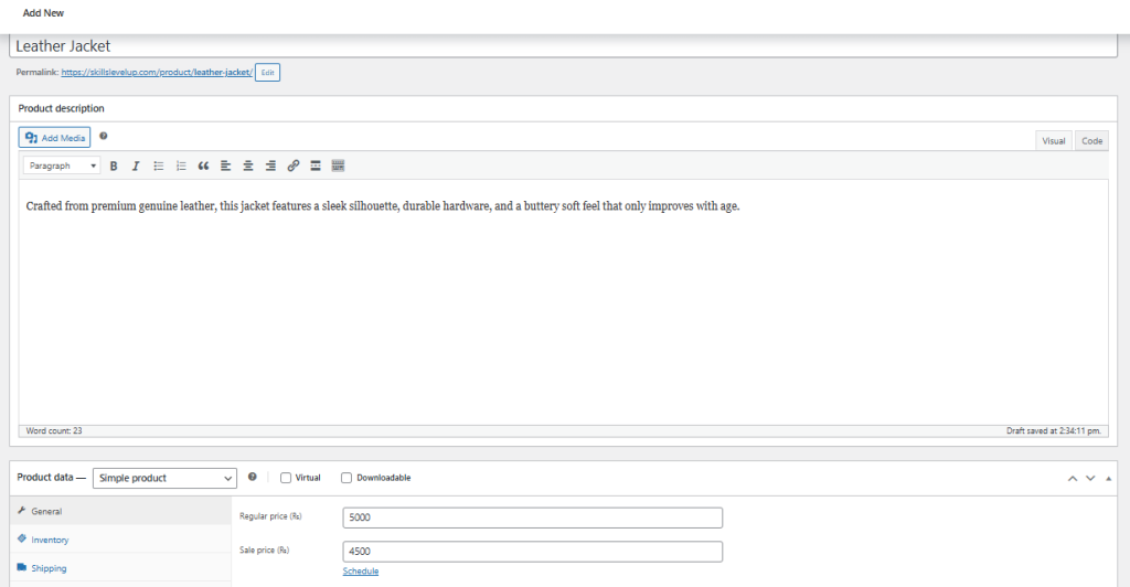 ürün açıklaması