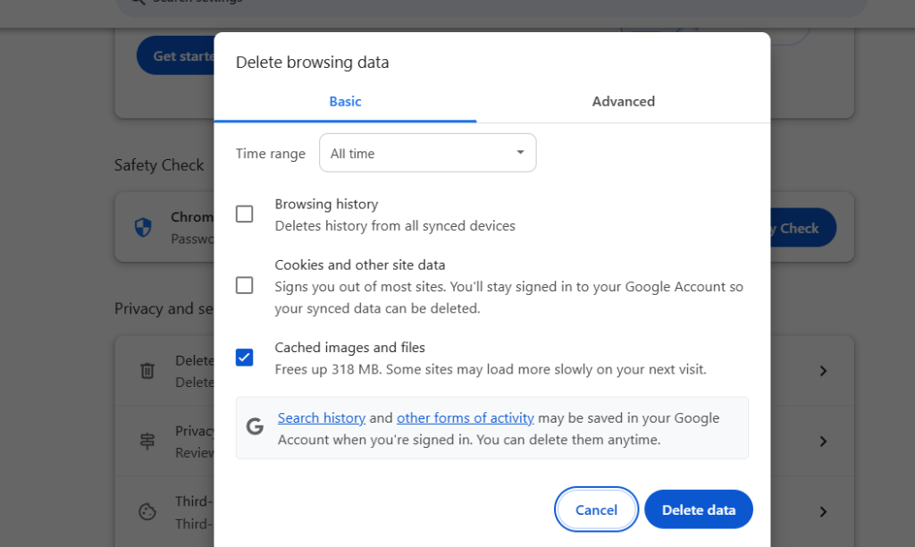 409 status error code